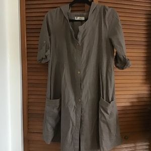 Cute!! New!! Olive green boho tunic Anabelle large